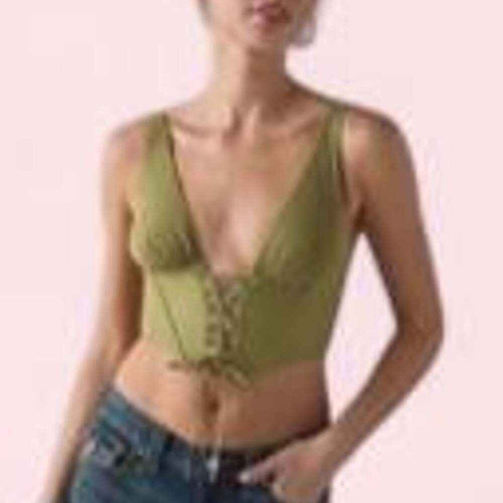 Out From Under Women's Khaki and Green Corset